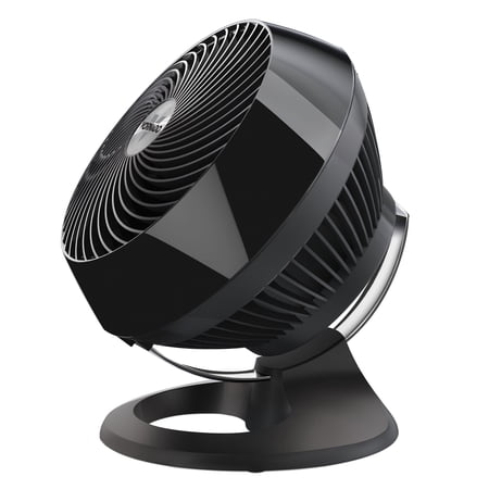 Vornado 660 Large Whole Room Air Circulator Fan, 4 Speeds, 90° Tilt, Removable Grill, 10-Inch Floor Fan for Home, Bedroom, Office, Black