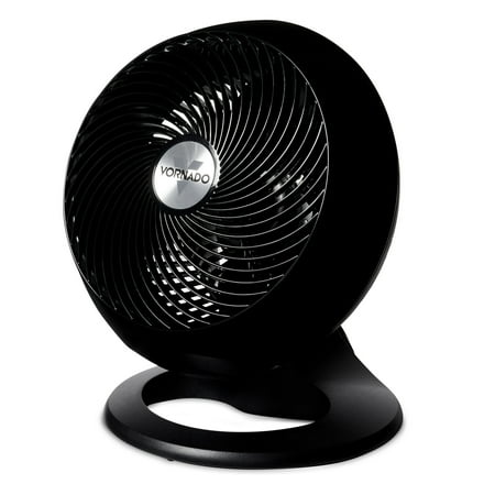 Vornado 660 Large Whole Room Air Circulator Fan, 4 Speeds, 90° Tilt, Removable Grill, 10-Inch Floor Fan for Home, Bedroom, Office, Black