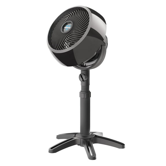 Vornado 7803 Large Pedestal Whole Room Air Circulator Fan with Adjustable Height, 3 Speed Settings, Removable Grill for Cleaning, Black