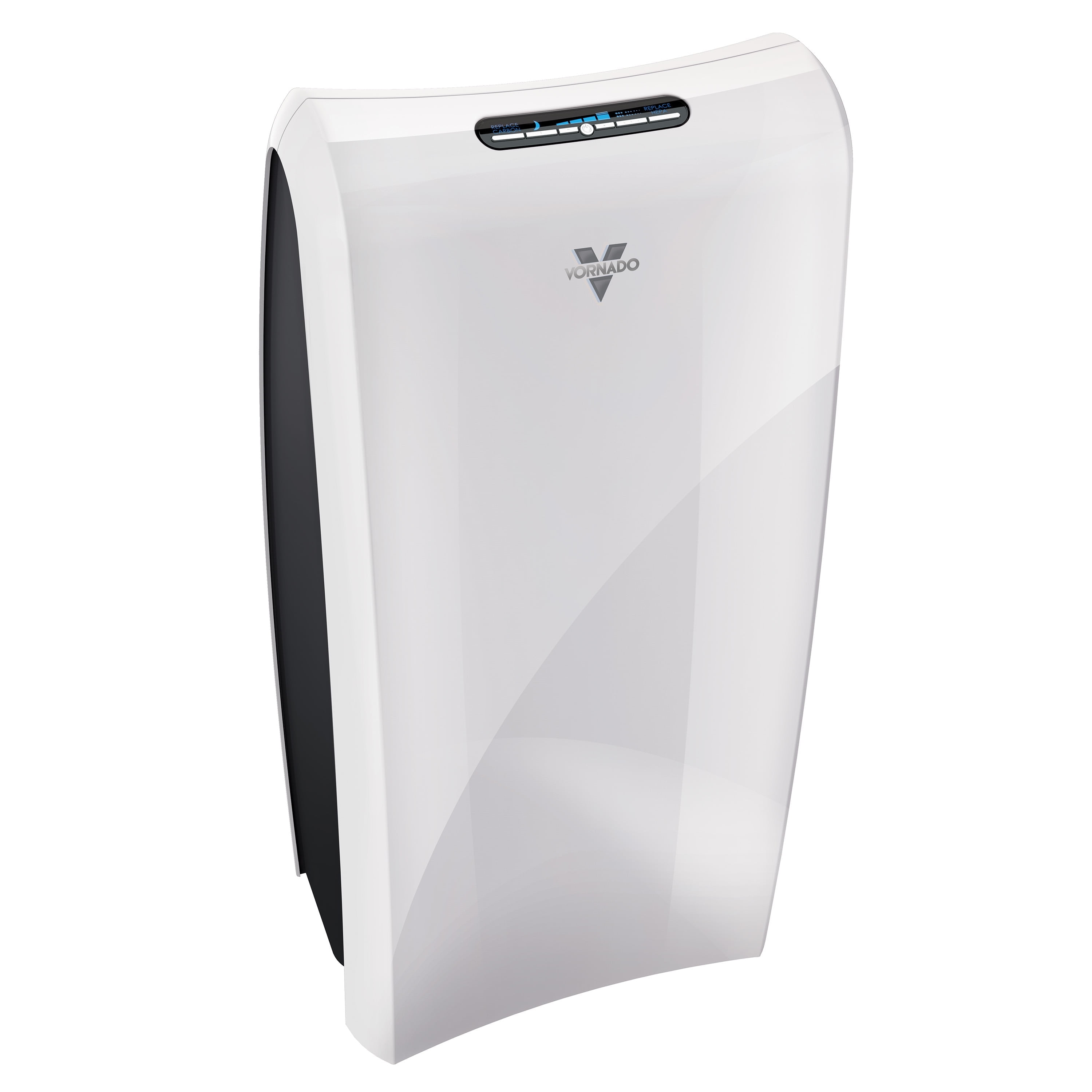 White HEPA and Carbon Filter Floor-Standing Air Purifier