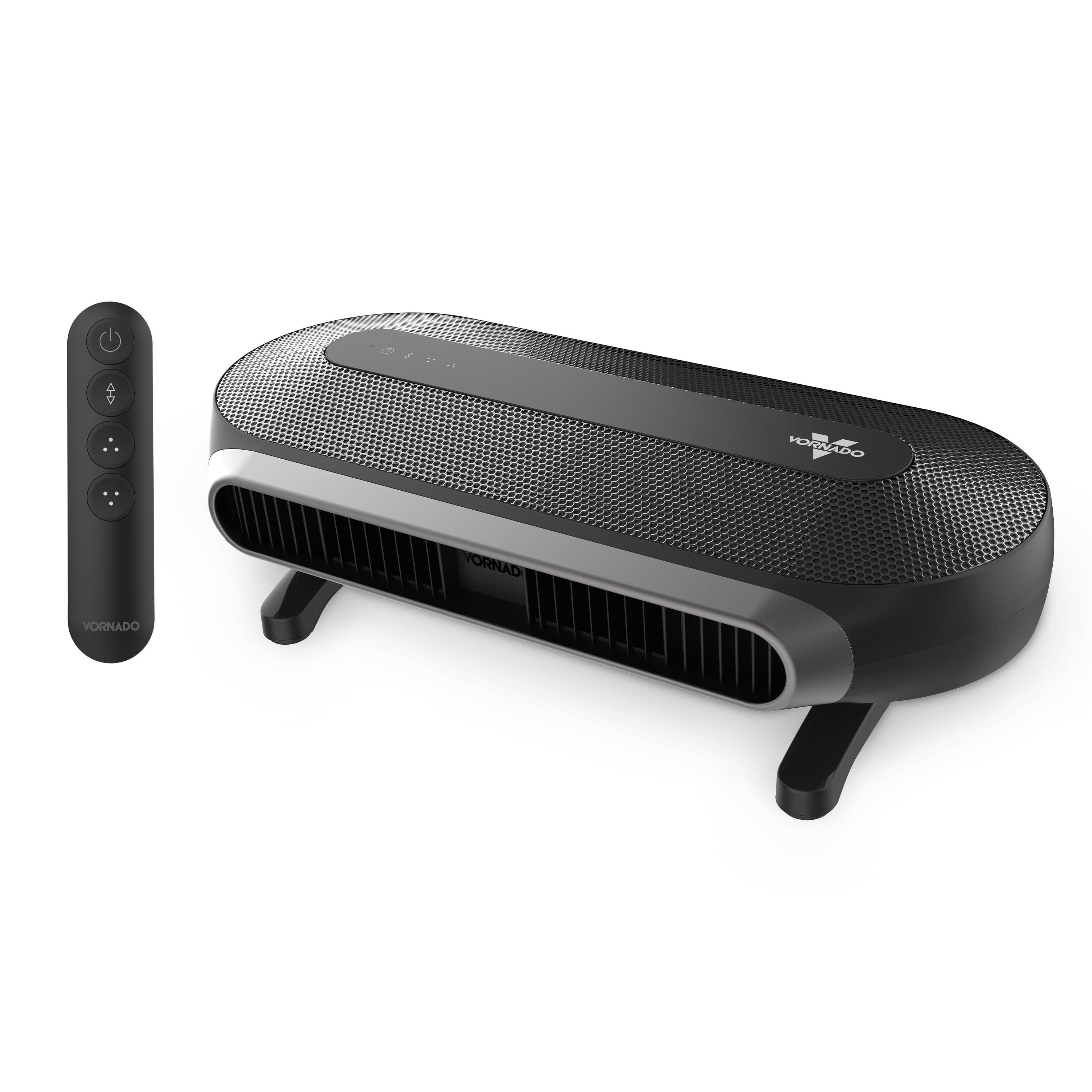 AXL Black Low-Profile Oscillating Fan with Remote Control