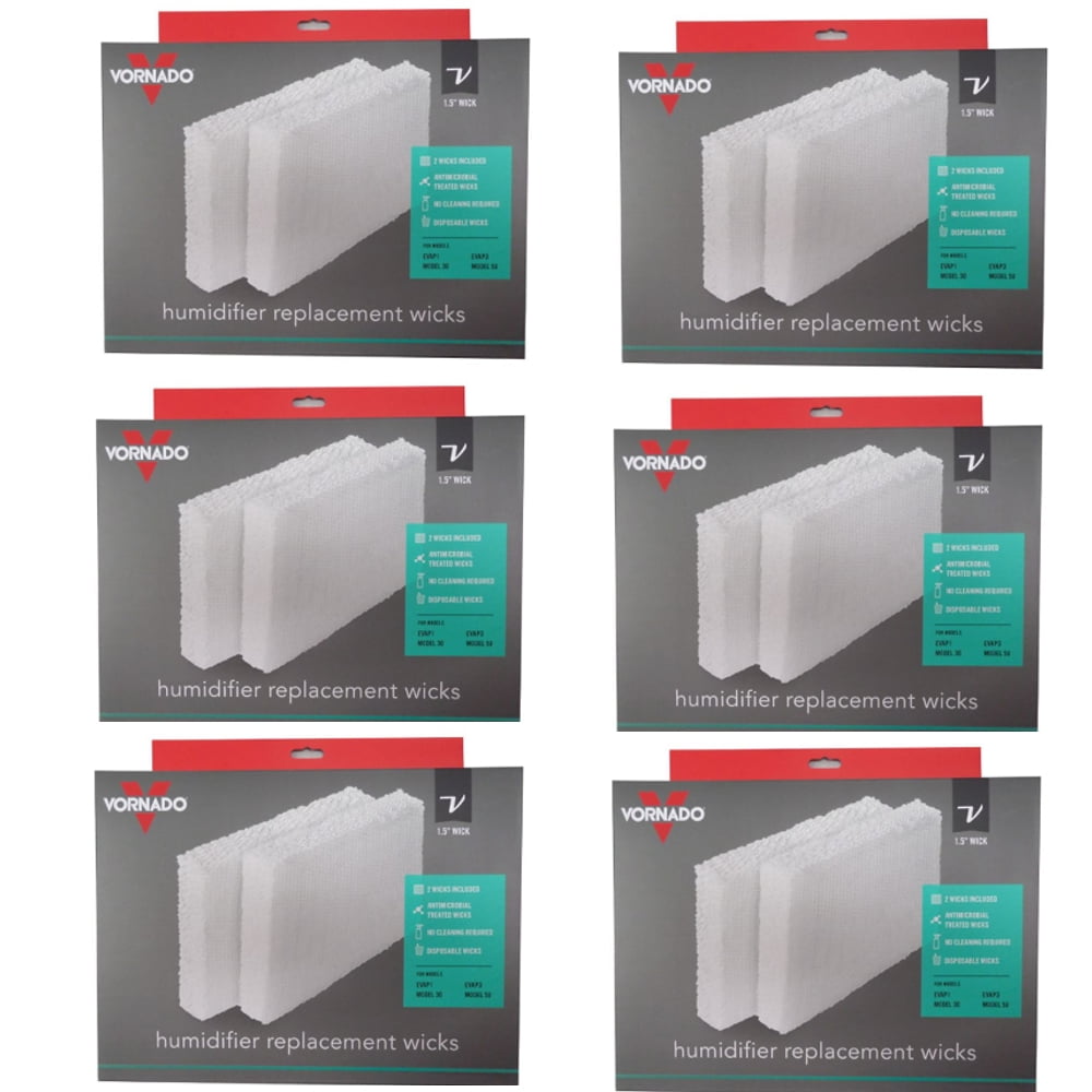 Vornado Evap1 Evap2 Evap3 Humidifier Wick Filter 12 Pack Genuine