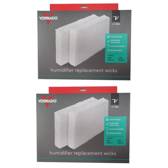 Vornado Evap1 Evap2 Evap3 Humidifier Wick Filter - 4 Pack - Genuine OEM