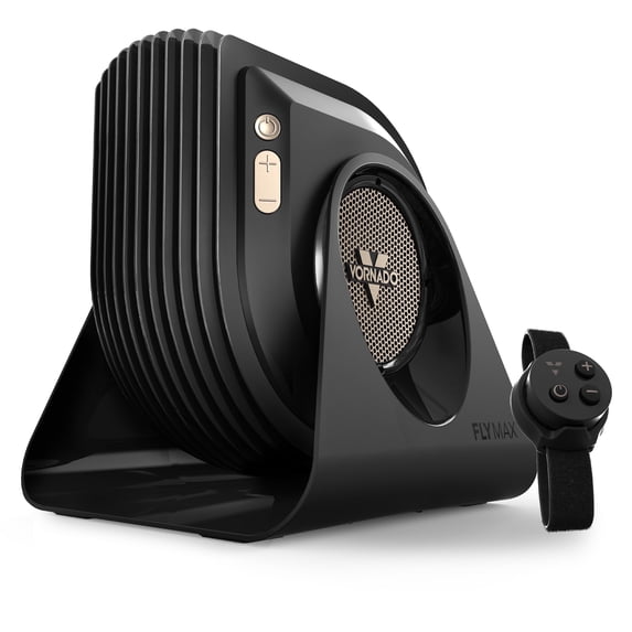 Vornado FLY MAX High Velocity Fitness Fan with Remote Control, Adjustable Tilt, 4 Speed Settings, Black