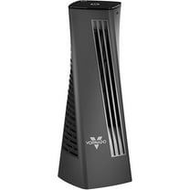 Vornado HELIX2 Personal Tower Fan with 2 Speed Settings, Illuminated Touch Controls, 70-Degrees of Oscillation, Small Footprint, Black