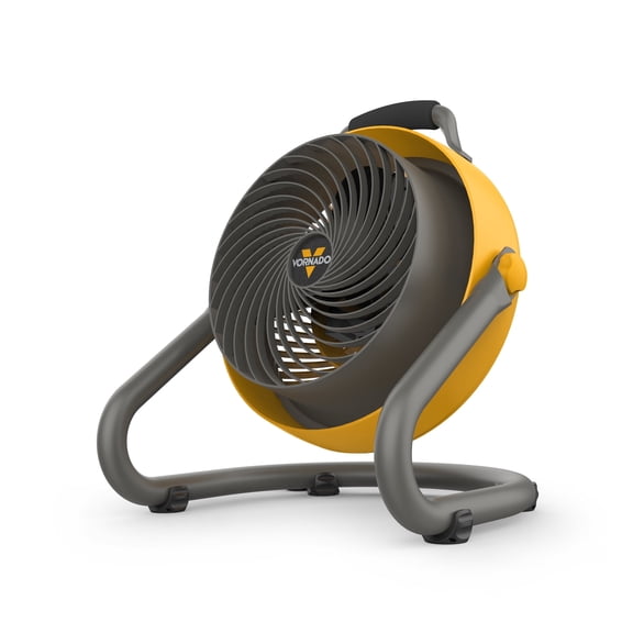 Vornado 293 Large Heavy Duty Air Circulator Shop Fan, Yellow, 16 In.
