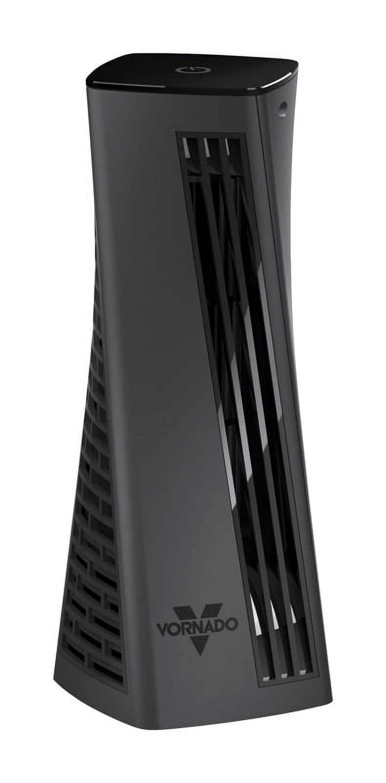 Black 10-Inch Electric Three-Speed Tower Fan