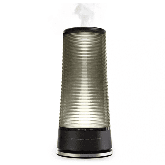 Vornado Lucerna 3 Silver Ultrasonic Humidifier, Cool Mist, 1.5 gal Capacity, 28-Hour Run Time