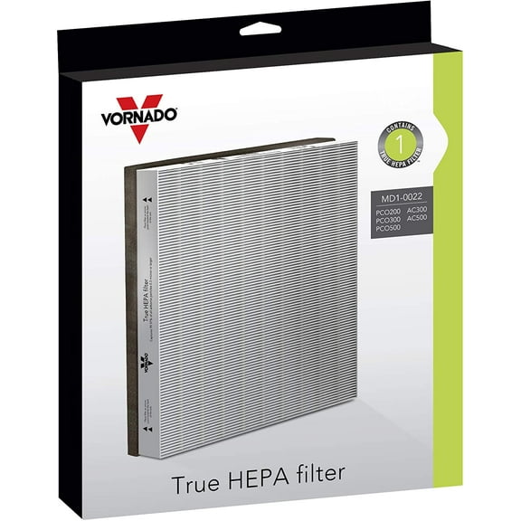 Vornado Air Purifier True HEPA Replacement Filter, Black