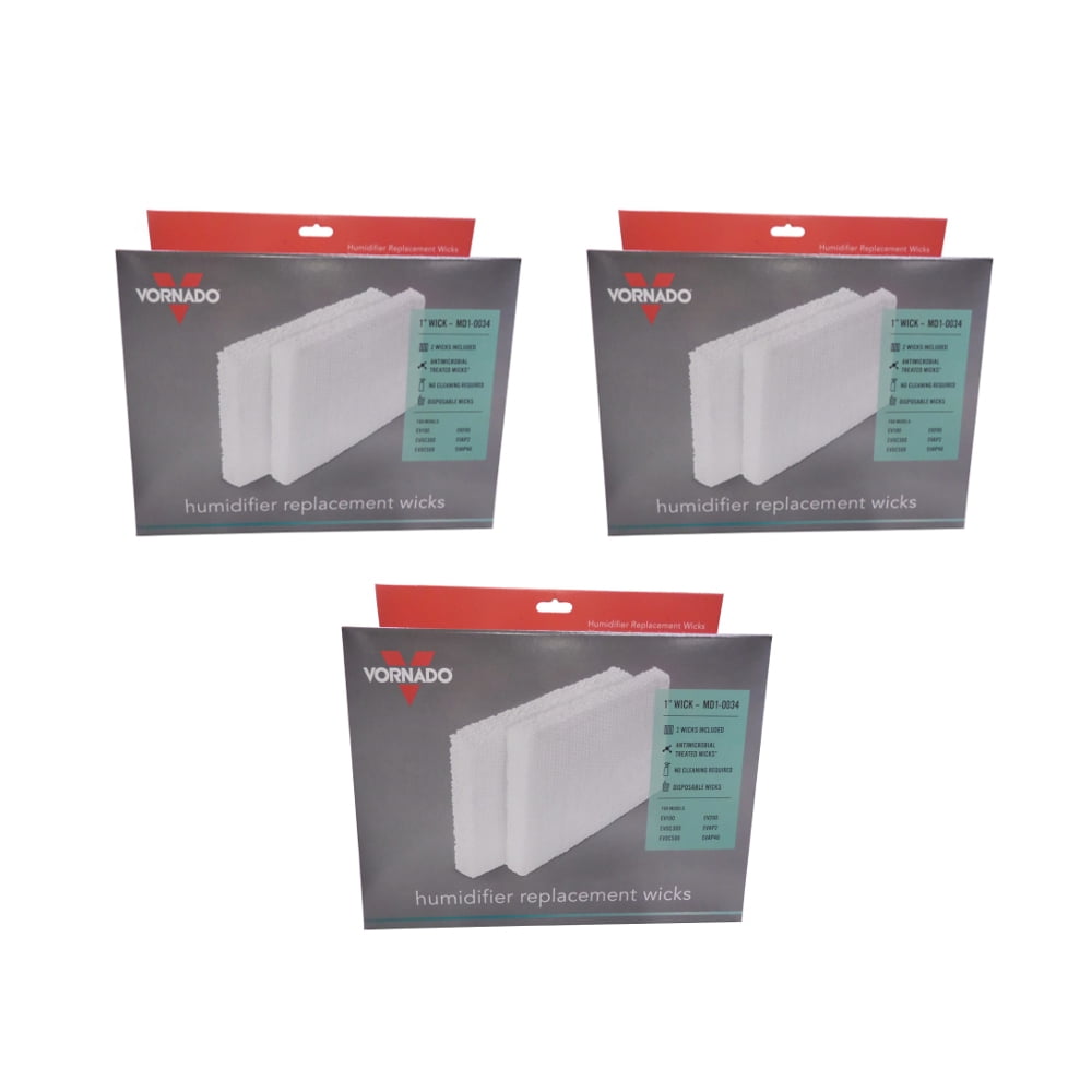 Vornado MD1-0034, EVAP40, EV100, EV200, EVDC300, EVDC500 Genuine 6-Pack