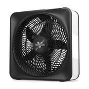 Vornado Model 80 High Velocity Box Fan, 5-Speed, Whole Room Air Circulation, Removable Grille, Quiet Operation, Ice White