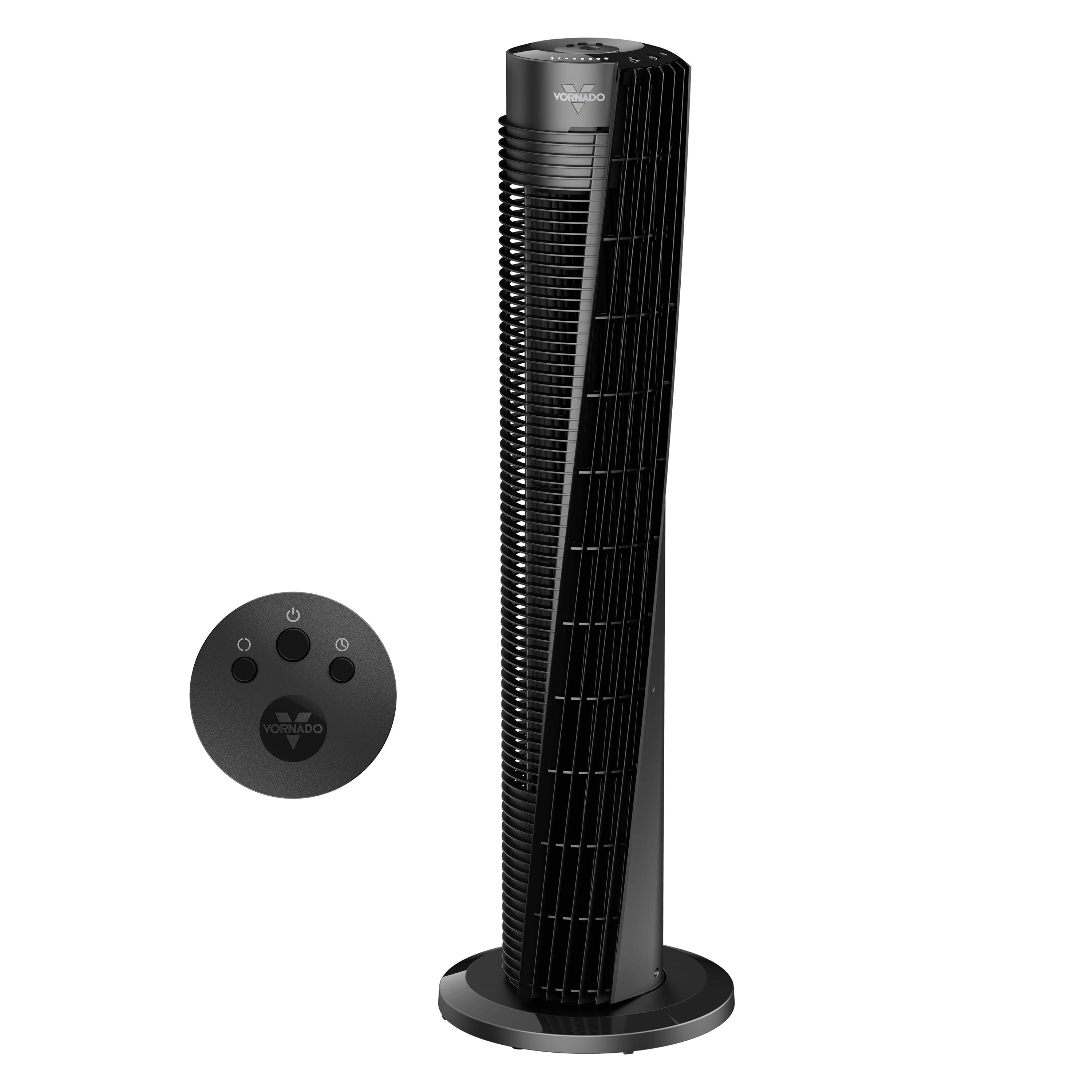 Vornado OSC84 41" Black Oscillating Tower Fan with Remote Control
