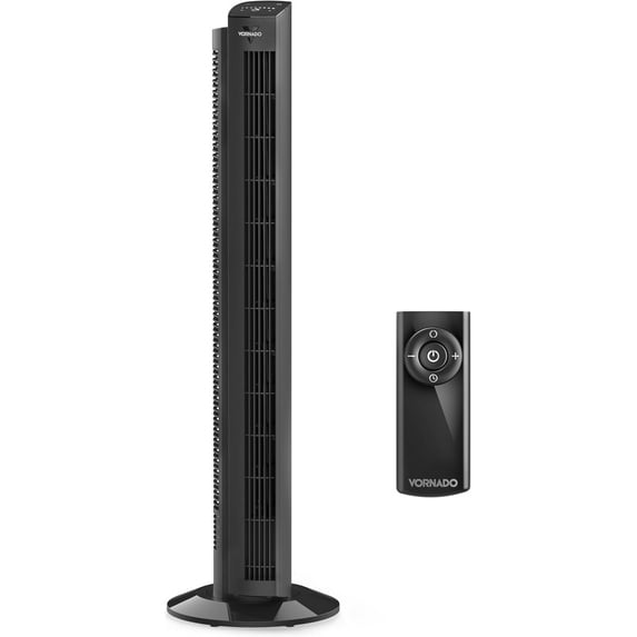 Vornado OZI42X W Tower Fan, 42" Tall, Black, New