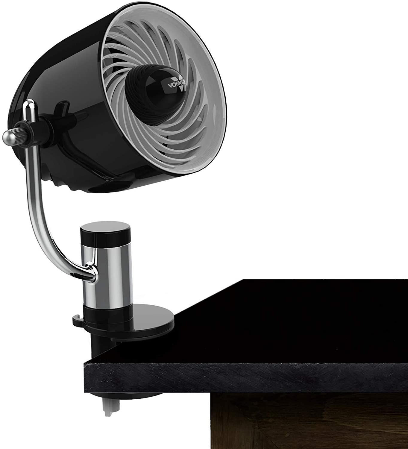 Vornado Pivot Personal Air Circulator Clip Fan with Multi-Surface Mount, Black - image 1 of 10