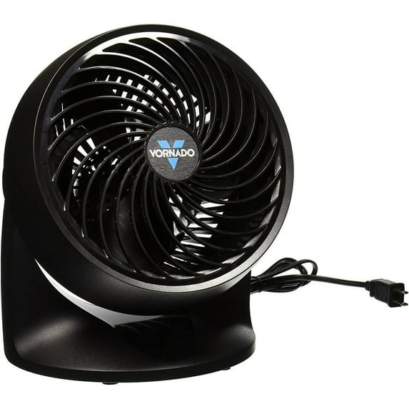 Vornado Small Size 3-Speed Black Multi-Directional Air Circulator