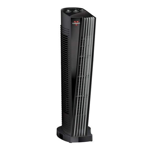 Vornado TH20 Whole Room Tower Space Heater, 3 Heat Settings, Black