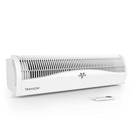 Vornado TRANSOM Window Fan with 4 Speeds, Remote Control, Reversible Exhaust Mode, Weather Resistant Case, Whole Room, Ice White
