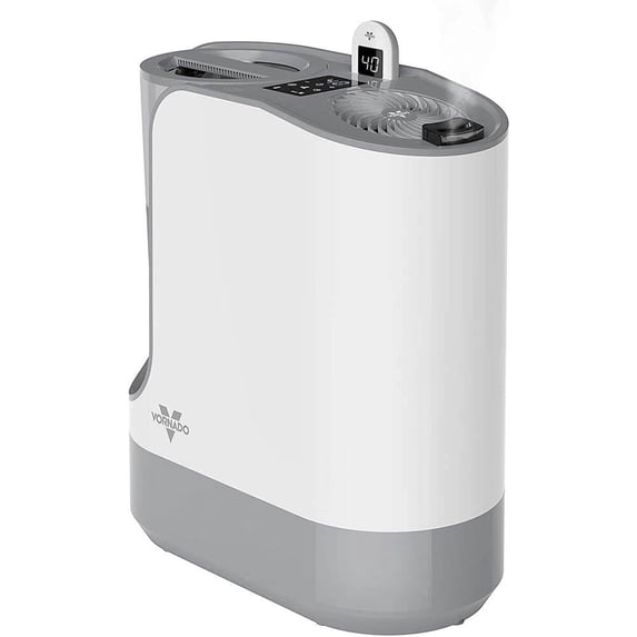 Vornado UH200 Ultrasonic Humidifier with Fan-Assisted Whole Room Humidification, Auto Humidity Control, Remote, and Electronic Humidistat, 1.75 gal tank