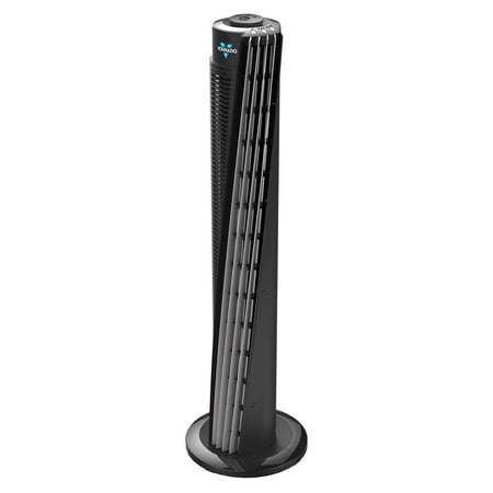 Vornado V-Flow Air Circulator Tower Fan with Remote Control, Black, 37 in, New