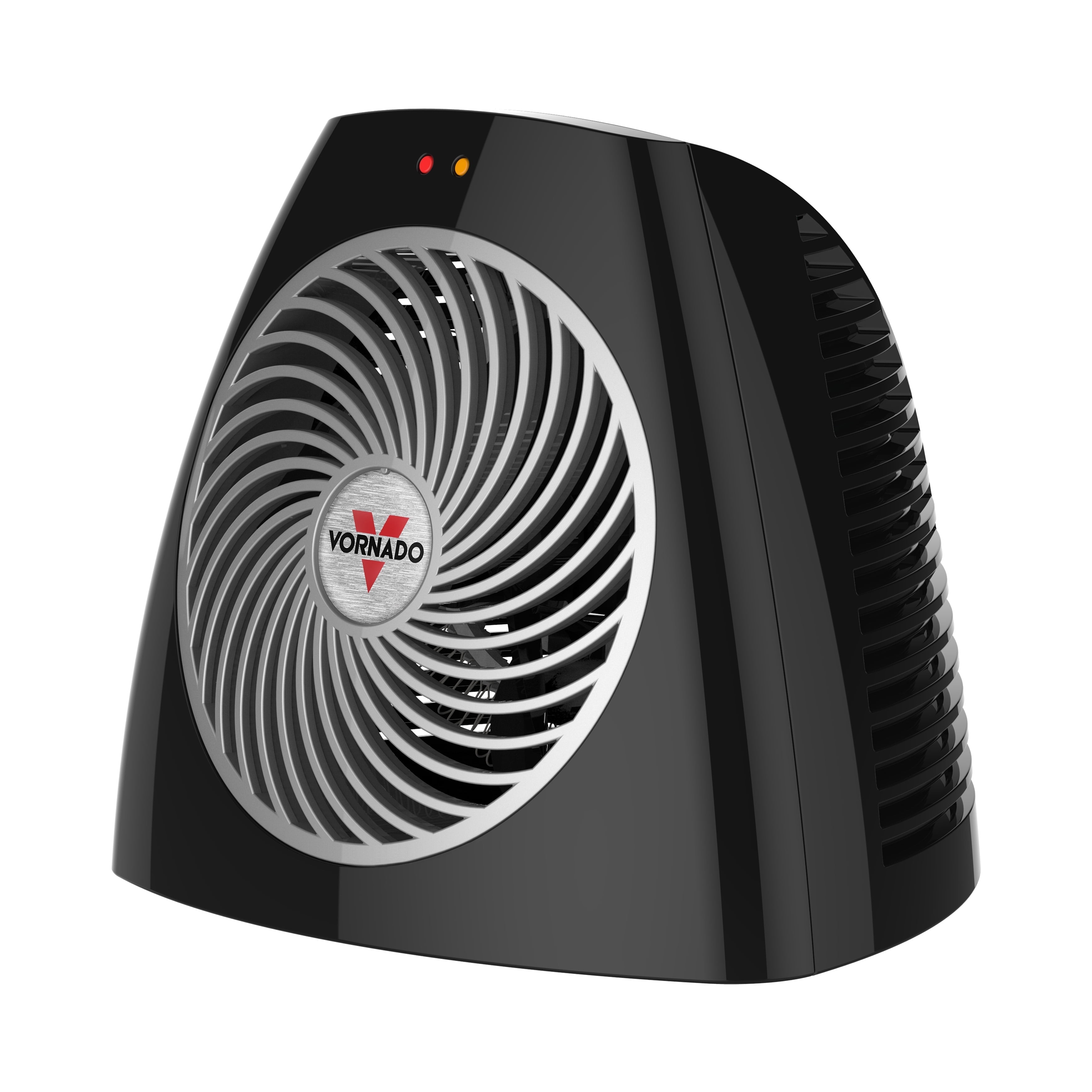 Compact Black Electric Personal Space Heater with Automatic Shut-off