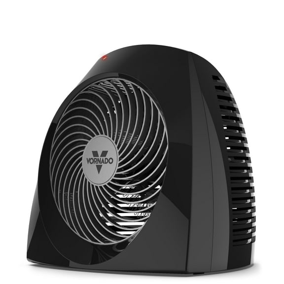 Vornado VH240 (2025) Whole Room Space Heater with Mechanical Thermostat, 3 Heat Settings, Advanced Safety and Tipover Protection, Space Heater for Bedroom and Home, Gentle Heating, Black