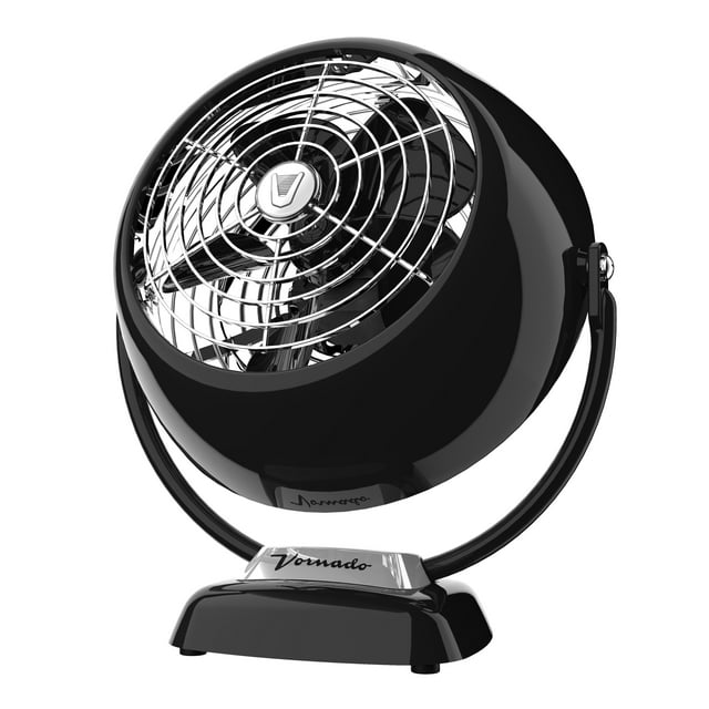 Vornado Vintage6 Metal Air Circulator Fan, Black