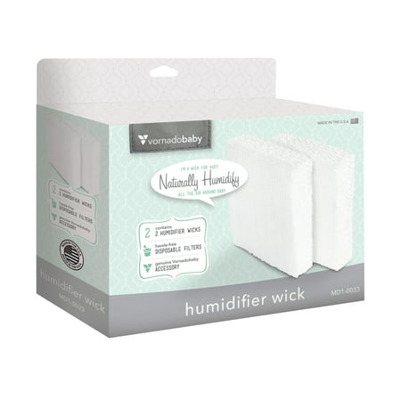 Wick Filters for Vornadobaby Huey Evaporative Humidifiers (2-Pack)