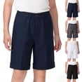 thumbnail image 1 of WAVSUF Kids Boys School Uniform Shorts Classic Fit with Pockets Spring and Summer Summer Bermuda Drassy Shorts Gray Size 3T, 1 of 6