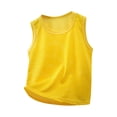 thumbnail image 1 of Vornjynx Tank Tops for Boys, Thin Breathable Summer Casual Sleeveless Kids Sports Muscle Tees Yellow Size 7-8, 1 of 6