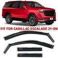 thumbnail image 1 of Voron Glass In-Channel Extra Durable Rain Guards for Cadillac Escalade 2021-2026, Window Deflectors, Vent Window Visors, 4 Pieces - 200566, 1 of 8