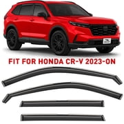 Voron Glass in-Channel Extra Durable Rain Guards for Honda CR-V CRV 2023-2027, Window Deflectors, Vent Window Visors, 4 Pieces - 200740