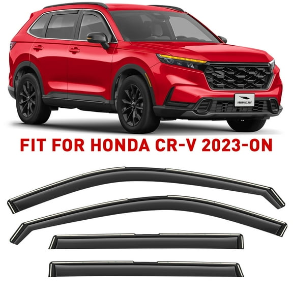 Voron Glass in-Channel Extra Durable Rain Guards for Honda CR-V (CRV) 2023-2026, Window Deflectors, Vent Window Visors, 4 Pieces - 200740