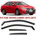 thumbnail image 1 of Voron Glass In-Channel Extra Durable Rain Guards for Toyota Camry 2015-2017, Window Deflectors, Vent Window Visors, 4 Pieces - 200723, 1 of 8