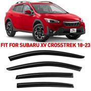 Voron Glass Tape-on Extra Durable Rain Guards for Subaru XV Crosstrek 2018-2023, Subaru Impreza 2017-2023 Hatchback, Window Deflectors, Vent Window Visors, 4 Pieces - 130179