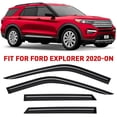 thumbnail image 1 of Voron Glass Tape-on Extra Durable Rain Guards for Ford Explorer 2020-2026, Window Deflectors, Vent Window Visors, 4 Pieces - 100883, 1 of 9