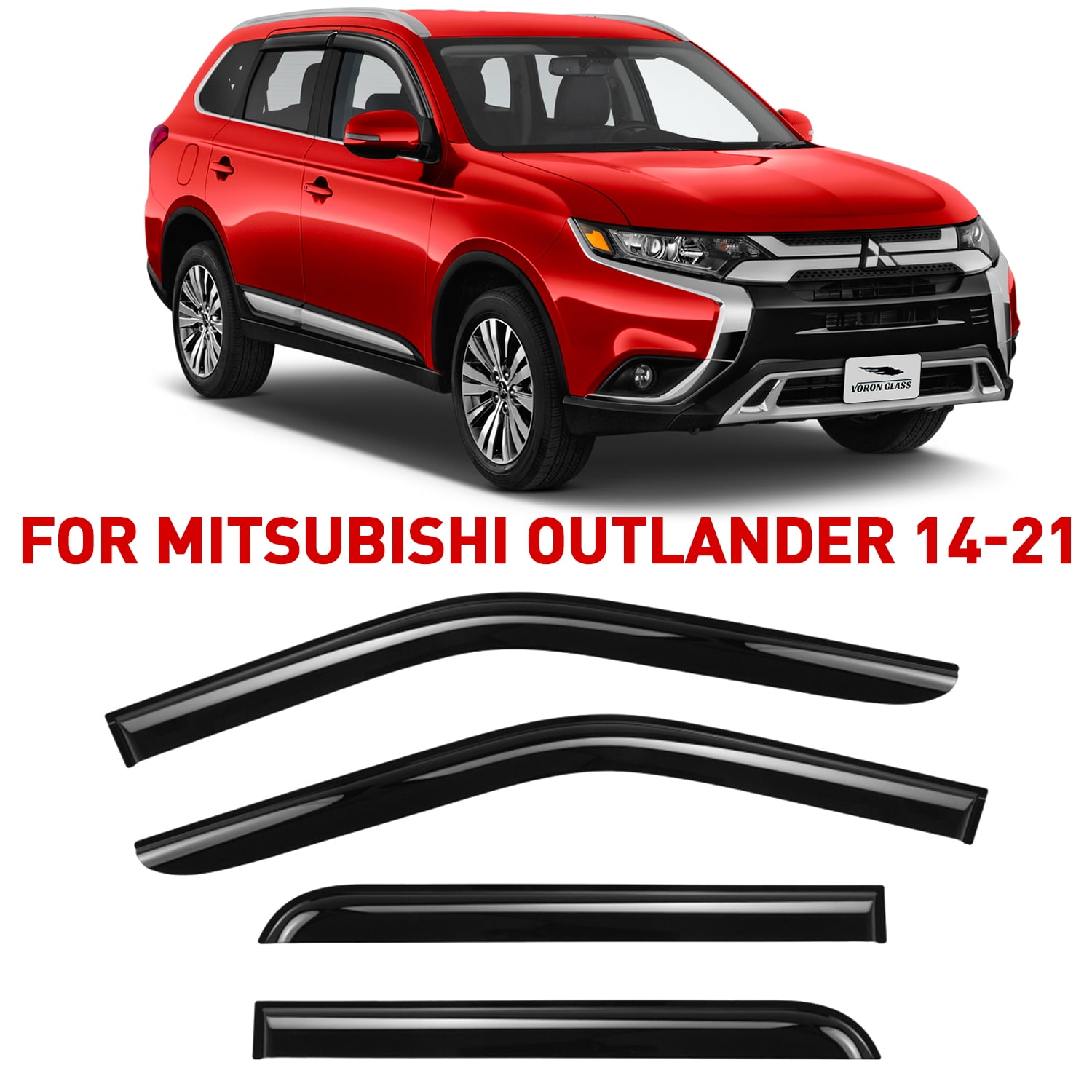 2022-2024 Mitsubishi Outlander Rear Bumper Protector, Chrome