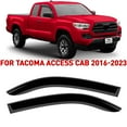 thumbnail image 1 of Voron Glass Tape-on Extra Durable Rain Guards for Toyota Tacoma 2016-2023 Access Cab, Window Deflectors, Vent Window Visors, 2 Pieces - 100430, 1 of 9