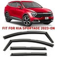 thumbnail image 1 of Voron Glass in-Channel Extra Durable Rain Guards for Kia Sportage 2023-2025, Window Deflectors, Vent Window Visors, 4 Pieces - 200671, 1 of 8