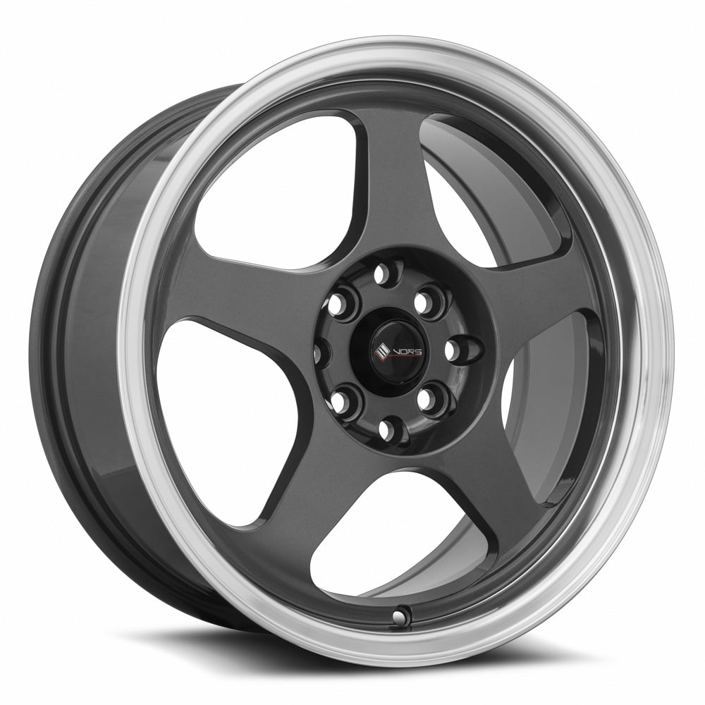 Vor's Rol Vors SP1 4X100/4X114.3 38ET Hyper Black Machine Lip - Walmart.com