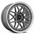 thumbnail image 1 of Vors VR7 4X100/4X114.3 0ET Gun Metal Machine Lip Chrome Rivet, 1 of 1