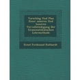 thumbnail image 1 of Vorschlag Und Plan Einer Usseren Und Inneren Vervollst Ndigung Der Grammatikalischen Lehrmethode Paperback, 1 of 1