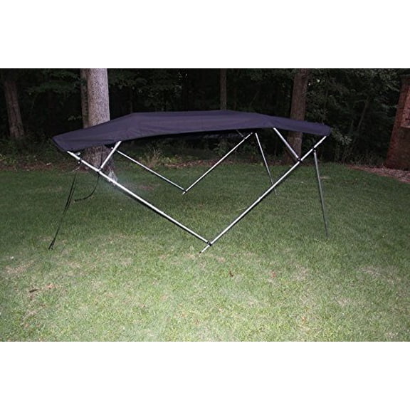 Vortex 4 Bow Black Bimini Top 10' Long Complete Kit