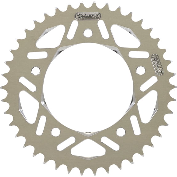 Vortex 42 Tooth Silver Aluminum Rear Sprocket (654A-42)