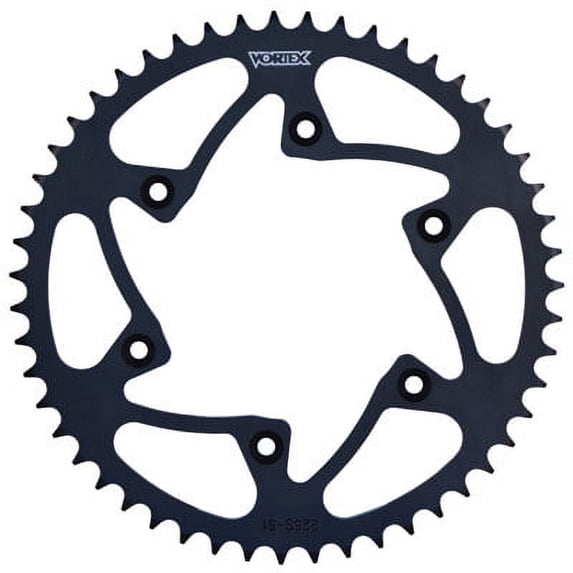 Vortex 520 Steel Rear Sprocket 49 Tooth Black For Honda