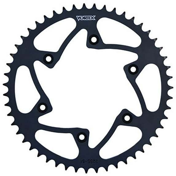 Vortex 520 Steel Rear Sprocket 52 Tooth Black Compatible With Gas Gas EX 250F 2021