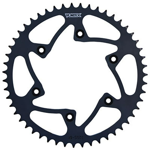 Vortex 520 Steel Rear Sprocket 52 Tooth Black Compatible With Gas Gas MC 125 2021