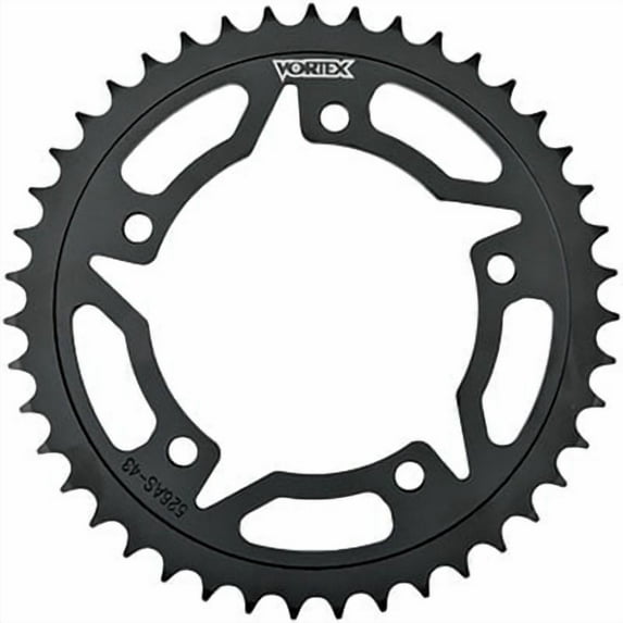 Vortex 525 Steel Rear Sprocket 42 Tooth Black for Suzuki V-Strom 650 (ABS) Adventure DL650AADV 2012-2015