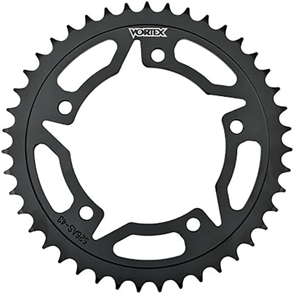 Vortex 525 Steel Rear Sprocket 45 Tooth Black Compatible With Yamaha FZ-07 (ABS) 2017