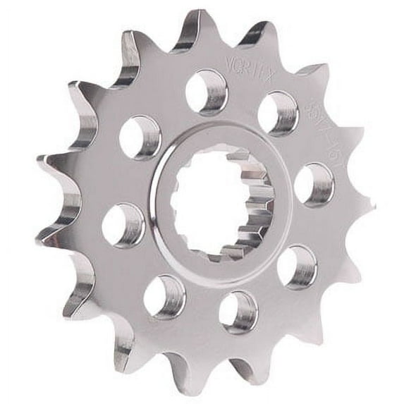 Vortex 530 Steel Front Sprocket 15 Tooth Silver for Yamaha YZF-R6 2005