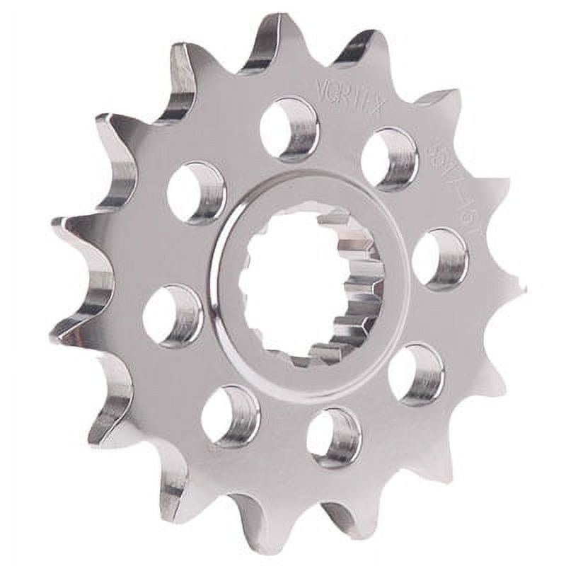 Vortex 530 Steel Front Sprocket 16 Tooth Silver for Kawasaki Ninja
